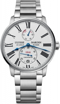 Buy this new Ulysse Nardin Marine Chronometer Torpilleur 42mm 1183-310-7m/40 mens watch for the discount price of £7,114.00. UK Retailer.